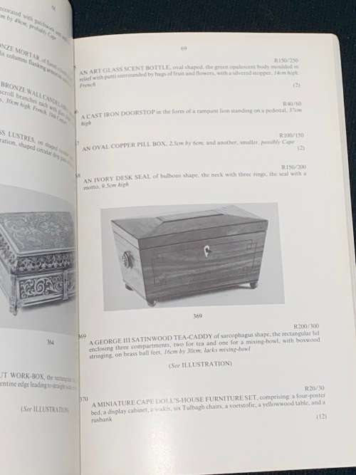 SOTHEBY`S THE CONTENTS OF KRONEDAL AUGUST 1983