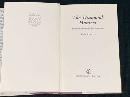 THE DIAMOND HUNTER BY WILBUR SMITH