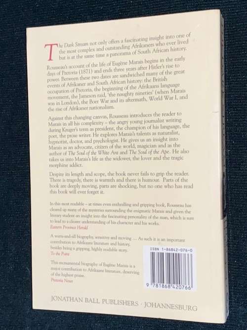 THE DARK STREAM THE STORY OF EUGENE MARAIS BY LEON ROUSSEAU