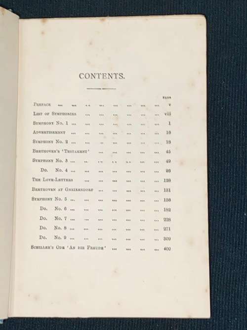 BEETHOVEN AND HIS NINE SYMPHONIES BY GEORGE GROVE