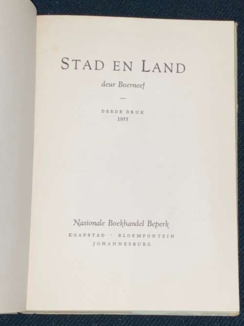 STAD EN LAND DEUR BOERNEEF