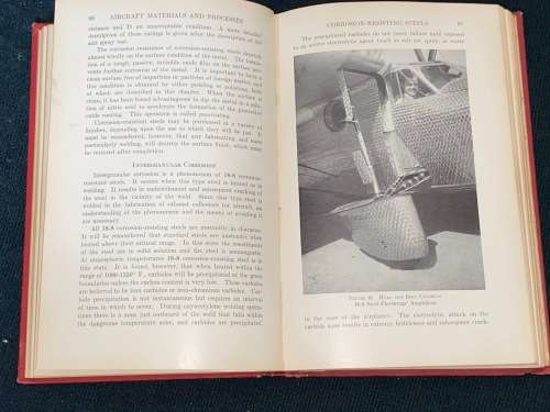 AIRCRAFT MATERIALS AND PROCESSES BY GEORGE F. TITTERTON 1937