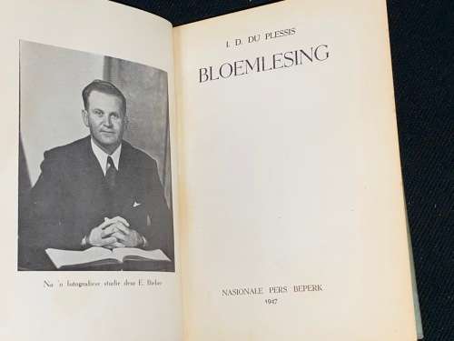 BLOEMLESING DEUR I.D. DU PLESSIS