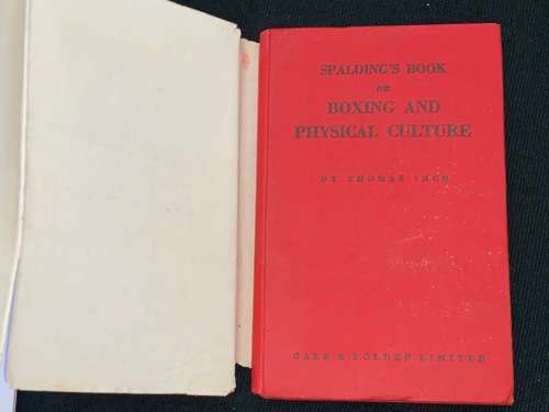 SPALDING`S BOOK ON BOXING AND PHYSICAL CULTURE BY THOMAS INCH