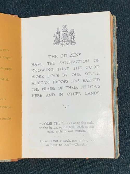 VARIOUS MEETINGS OF CAPE TOWN CITIZENS 1940 - 1941 - 1942 SERIES