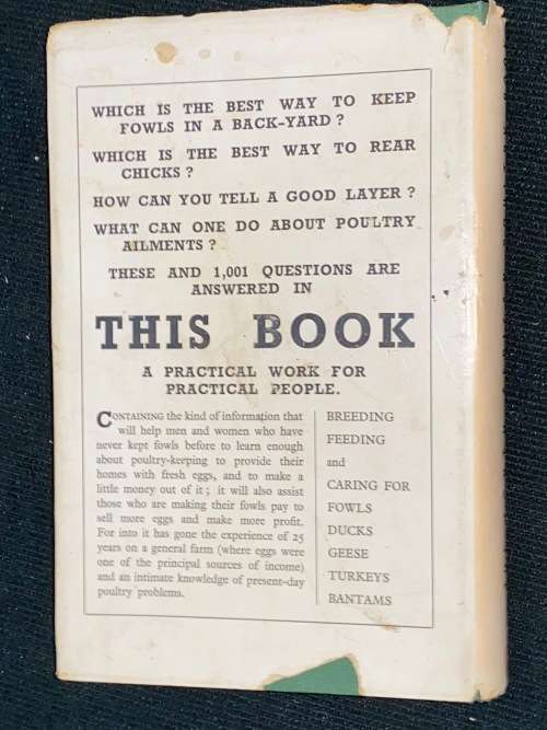 THE SOUTH AFRICAN POULTRY BOOK BY CHARLES W. SMITH