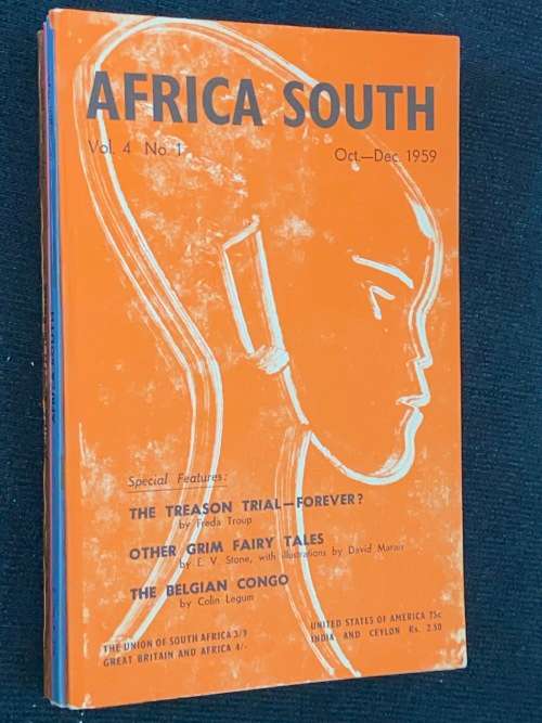 AFRICA SOUTH VOL 4 NO 1 - 4 1959 - 1960
