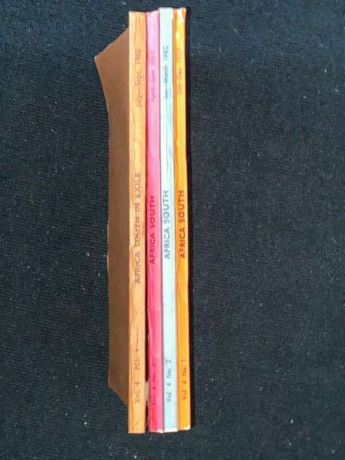 AFRICA SOUTH VOL 4 NO 1 - 4 1959 - 1960