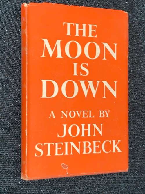 THE MOON IS DOWN A NOVEL BY JOHN STEINBECK 1942 1ST UK EDITION