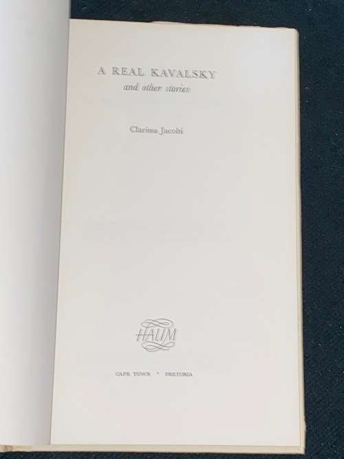 A REAL KAVALSKY AND OTHER STORIES BY CLARISSA JACOBI