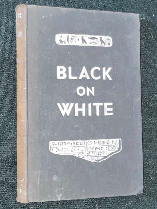 BLACK ON WHITE THE STORY OF BOOKS BY M. ILIN 1937