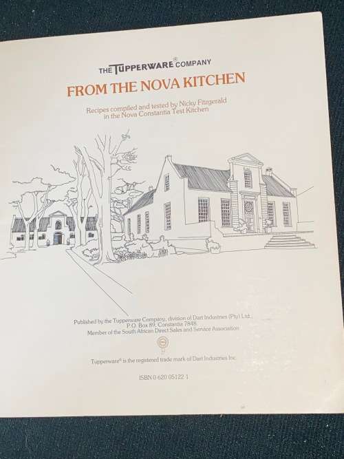 FROM THE NOVA KITCHEN TUPPERWARE RECIPES BOOKLET