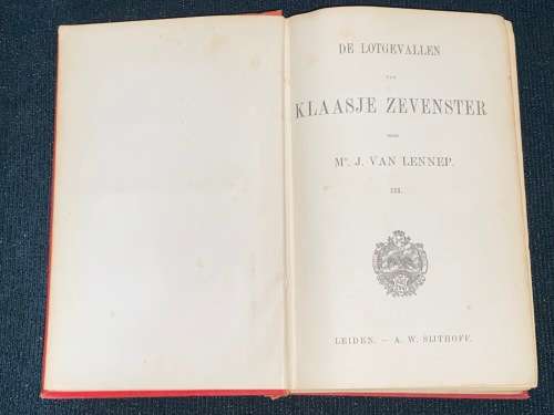 DE LOTGEVALLEN VAN KLAASJE ZEVENSTER DOOR MN. J. VAN LENNEP III