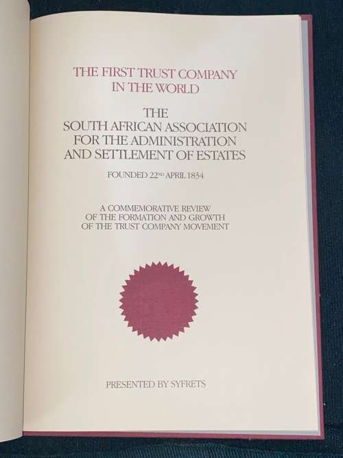 THE FIRST TRUST COMPANY IN THE WORLD - SYFRETS