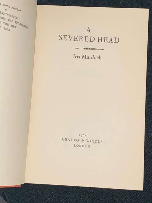 A SEVERED HEAD BY IRIS MURDOCH