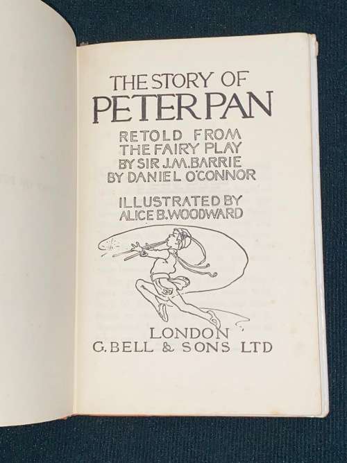 THE STORY OF PETER PAN RETOLD FROM THE FAIRY PLAY BY SIR J.M. BARRIE BY DANIEL O`CONNOR