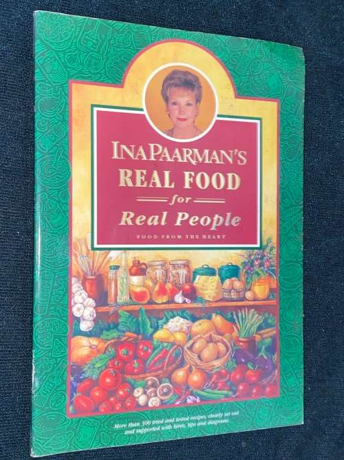 INA PAARMAN REAL FOOD FOR REAL PEOPLE SIGNED