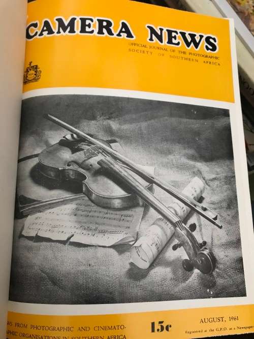 CAMERA NEWS OFFICIAL JOURNAL OF THE PHOTOGRAPHIC SOCIETY OF SOUTHERN AFRICA 1955 - 1962