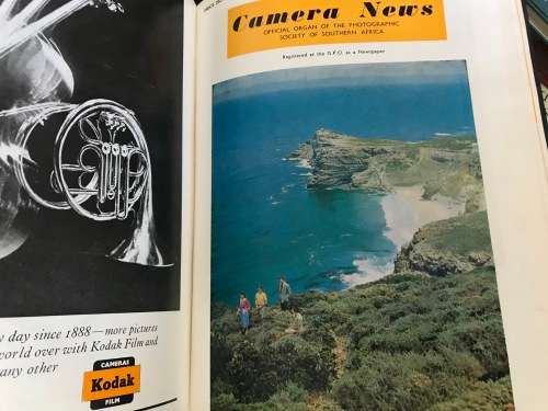 CAMERA NEWS OFFICIAL JOURNAL OF THE PHOTOGRAPHIC SOCIETY OF SOUTHERN AFRICA 1955 - 1962