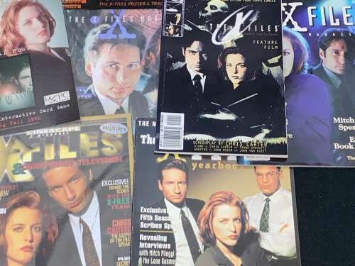 X-FILES COLLECTABLE MAGAZINES X 5