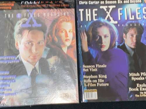 X-FILES COLLECTABLE MAGAZINES X 5