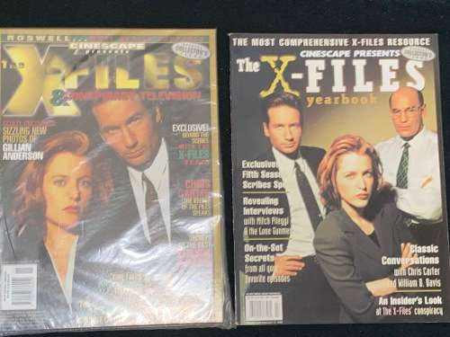 X-FILES COLLECTABLE MAGAZINES X 5