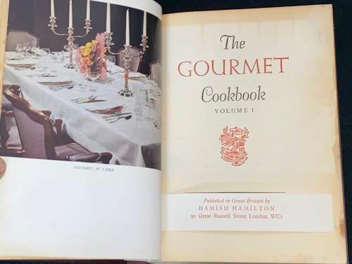 THE GOURMET COOK BOOK VOL ONE