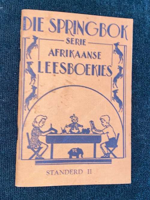 DIE SPRINGBOK SERIE AFRIKAANSE LEESBOEKIES STANDER II
