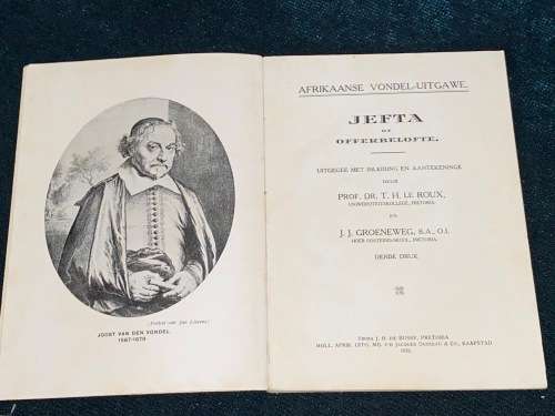 JEFTA OF OFFERBELOFTE DEUR PROF. DR. T.H. LE ROUX EN J.J. GROENEWEG