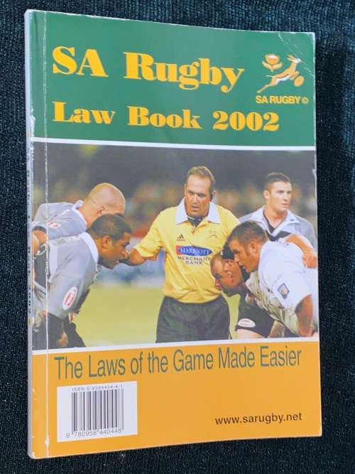 SA RUGBY LAW BOOK 2002