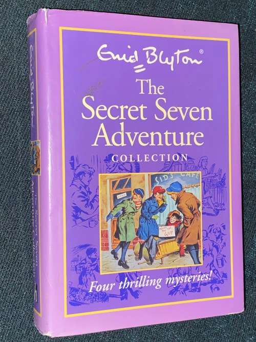 THE SECRET SEVEN ADVENTURE COLLECTION BY ENID BLYTON FOUR THRILLING MYSTERIES