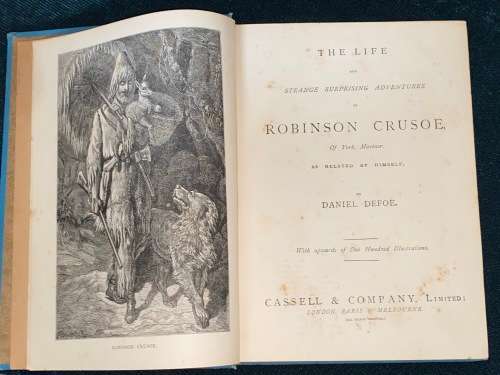 THE LIFE AND STRANGE SURPRISING ADVENTURES OF ROBINSON CRUSOE BY DANIEL DEFOE
