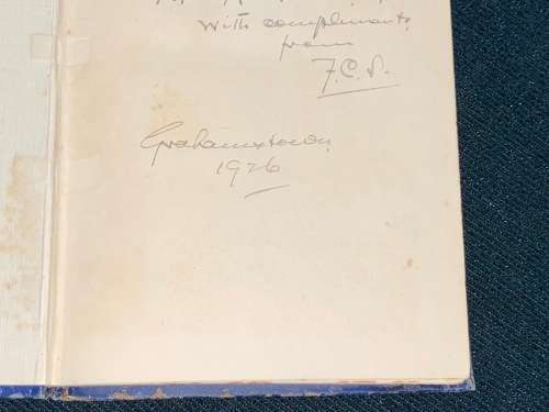 THE CENTENARY BOOK OF SOUTH AFRICAN VERSE BY F. CAREY SLATER SIGNED