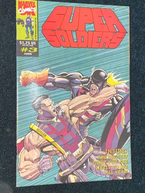 MARVEL UK COMICS SUPER SOLDIERS NO.3