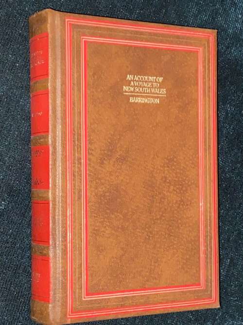 AN ACCOUNT OF A VOYAGE TO NEW SOUTH WALES BY GEORGE BARRINGTON TIME LIFE FACSIMILE REPRINT
