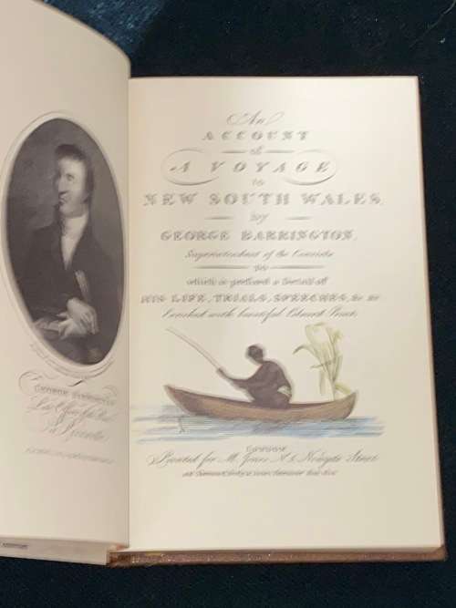 AN ACCOUNT OF A VOYAGE TO NEW SOUTH WALES BY GEORGE BARRINGTON TIME LIFE FACSIMILE REPRINT