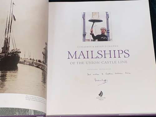 MAILSHIPS OF THE UNION-CASTLE LINE BY CJ HARRIS & BRIAN D INGPEN SIGNED