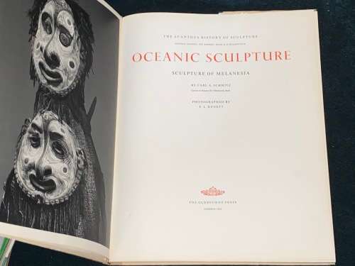 OCEANIC SCULPTURE BY CARL A. SCHMITZ 1962