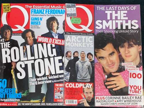 Q MAGAZINES X 2 MAY 2007, OCT 2005