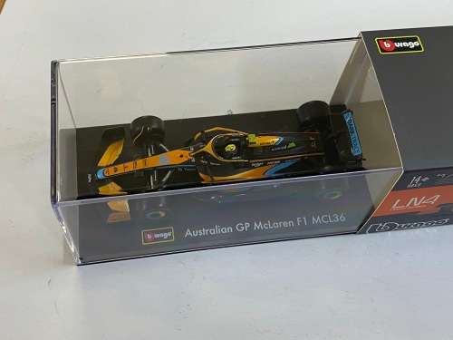 BBURAGO MACLAREN MCL36 LN4 LANDO NORRIS  AUSTRALIAN GRAND PRIX F1 TEAM 1:43