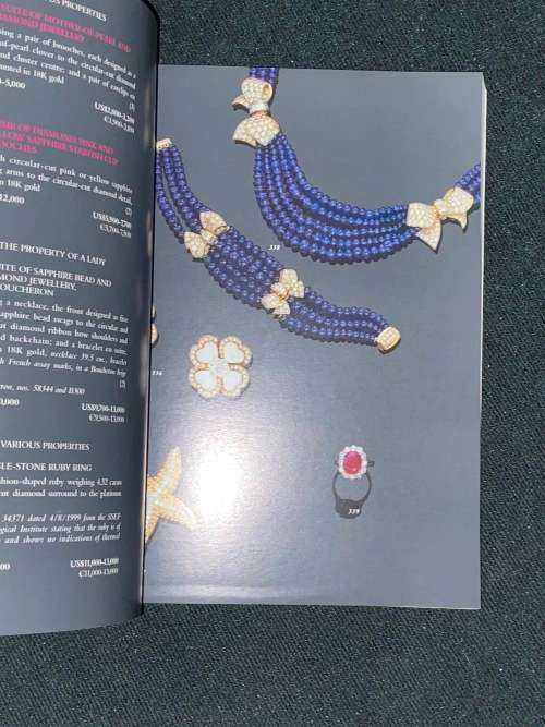 CHRISTIES GENEVA MAGNIFICENT JEWELS - NOVEMBER 1999