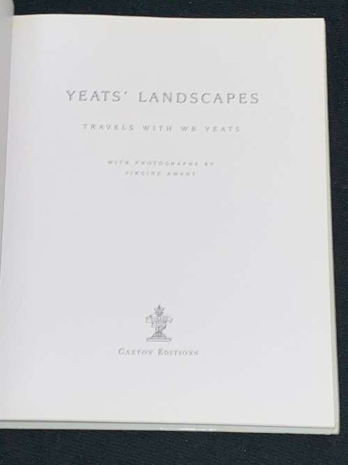 YEATS` LANDSCAPES  TRAVELS WITH WB YEATS