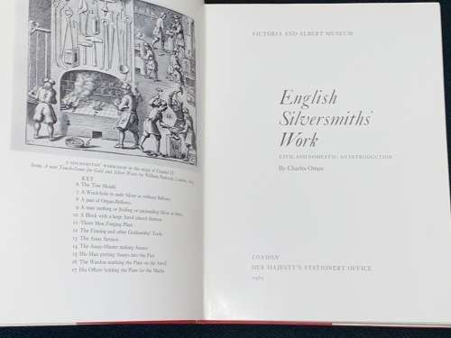 ENGLISH SILVERSMITHS WORK CIVIL AND DOMESTIC BY CHARLES OMAN VICTORIA & ALBERT MUSEUM