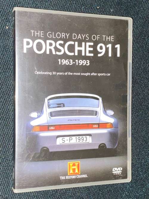 THE GLORY DAYS OF PORSCHE 911 1963-1993 THE HISTORY CHANNEL DVD