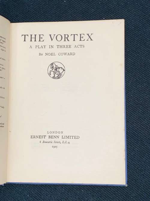 THE VORTEX BY NOEL COWARD 1925