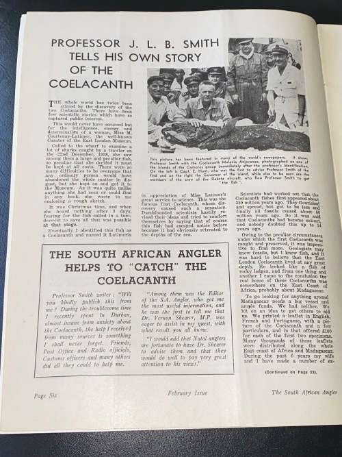 THE SOUTH AFRICAN ANGLER MAGAZINE FEBRUARY 1953