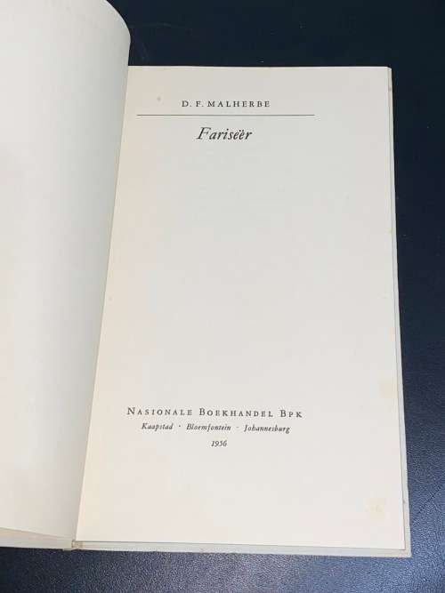 FARISEER DEUR D.F. MALHERBE 1956