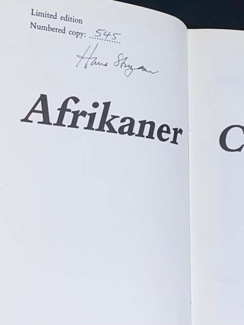 AFRIKANER CAMEOS BY HANS STRYDOM LIMITED EDITION NO. 545 SIGNED
