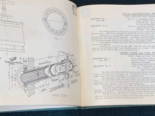 MACGIBBON`S PICTORIAL DRAWING BOOK FOR MARINE ENGINEERS STEAM AND MOTOR