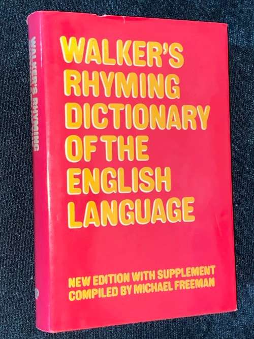 WALKER`S RHYMING DICTIONARY OF THE ENGLISH LANGUAGE